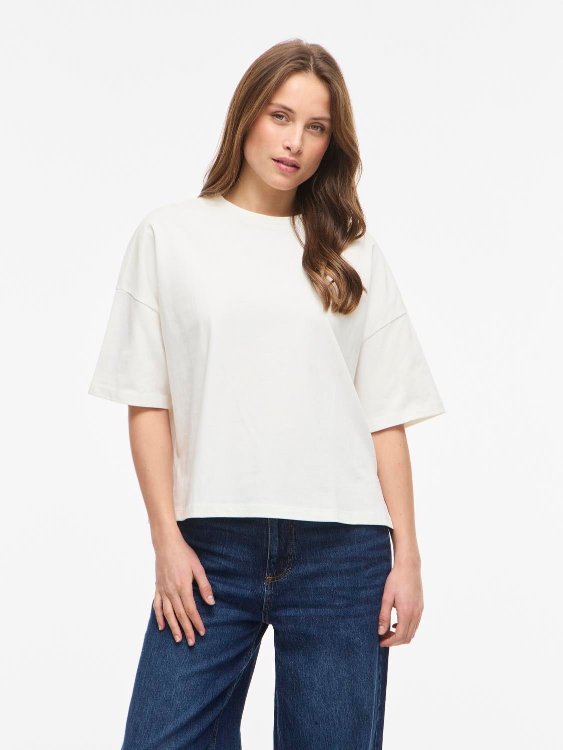 VILYRICA T-shirt - Snow White - VERO MODA & VILA Bergvik